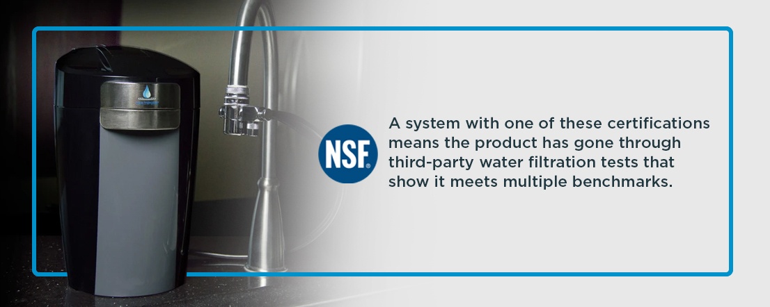 为什么NSF认证应影响您的家庭过滤器购买